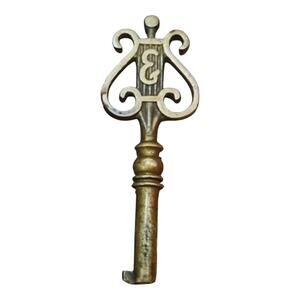 Antique Piano Skeleton Key BRASS Steinway & Sons Grand Piano VINTAGE